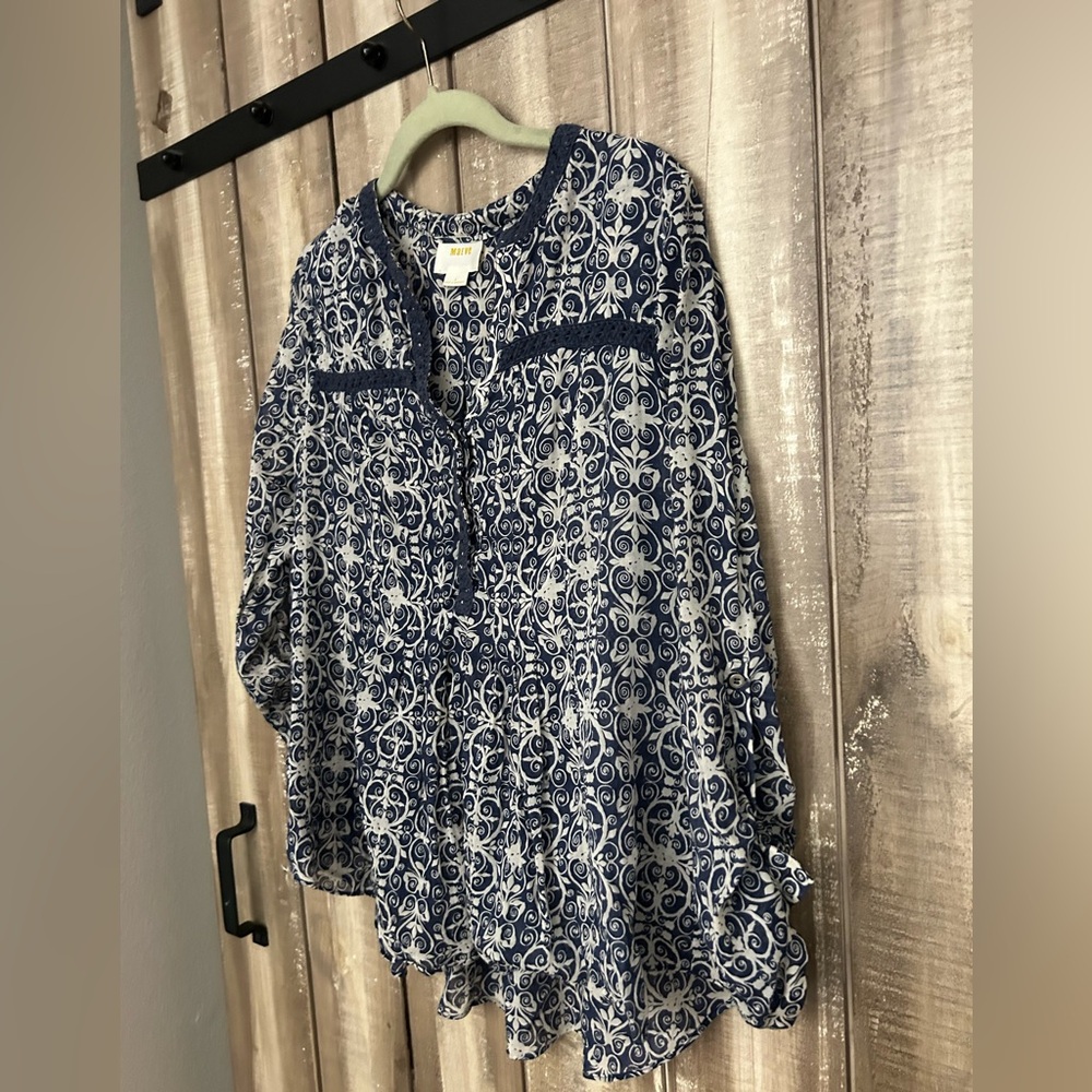 Maeve printed blouse,  size 8 - Picture 3 of 12